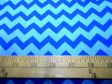 1 yard Royal Blue/Light Blue Fabric