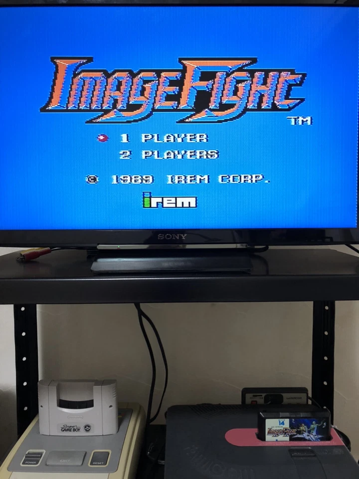 Image Fight Nintendo Famicom Japanese version Irem 1989 IF-14 Shooter Retro - Image 3 of 4