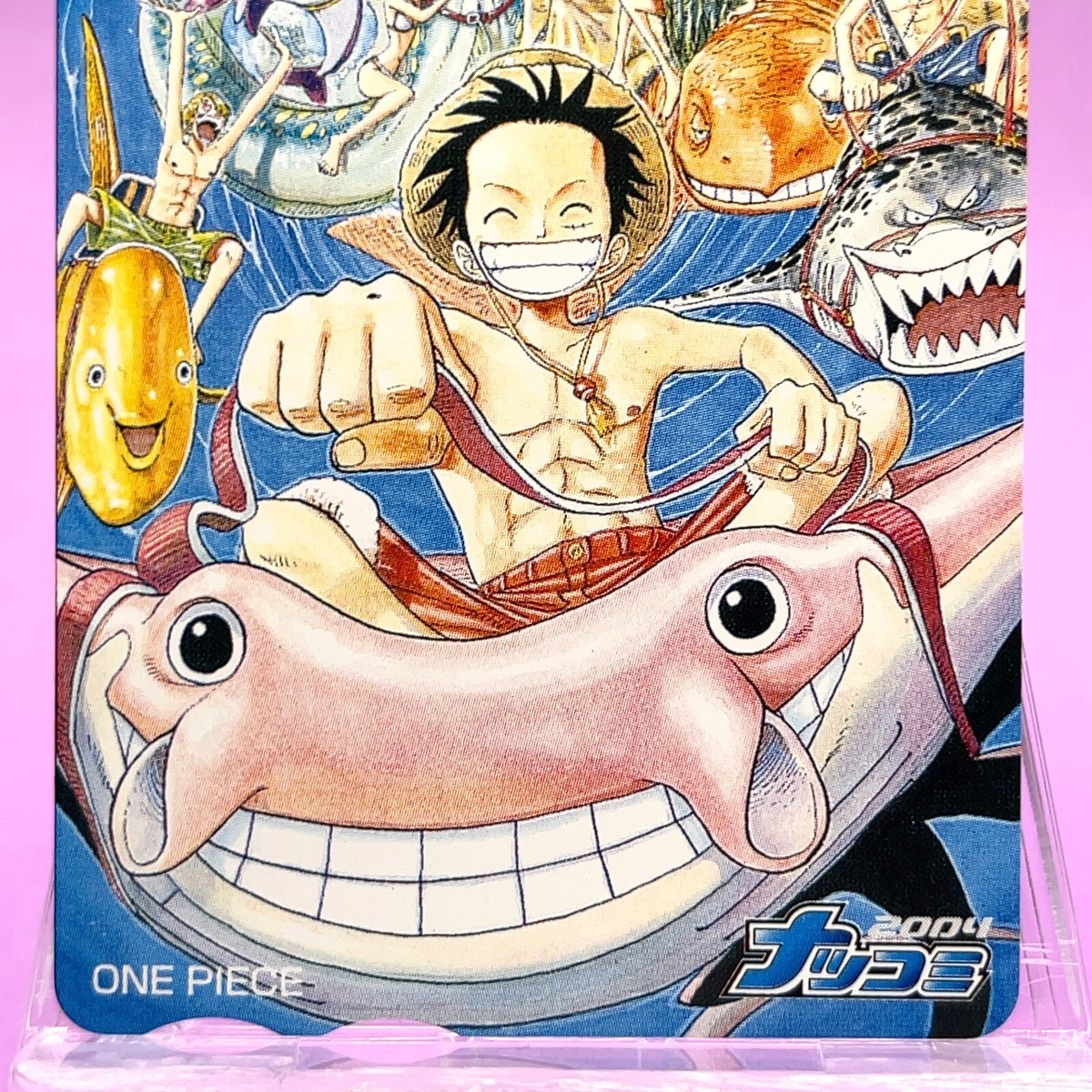 One Piece Summer comic market 2004 Prepaid Book Card Luffy Anime