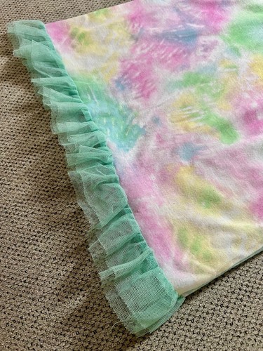 Bmagical By Btween Nightgown Girls 8 Multicolored Sequin Unicorn Tulle Ruffle - Picture 4 of 5