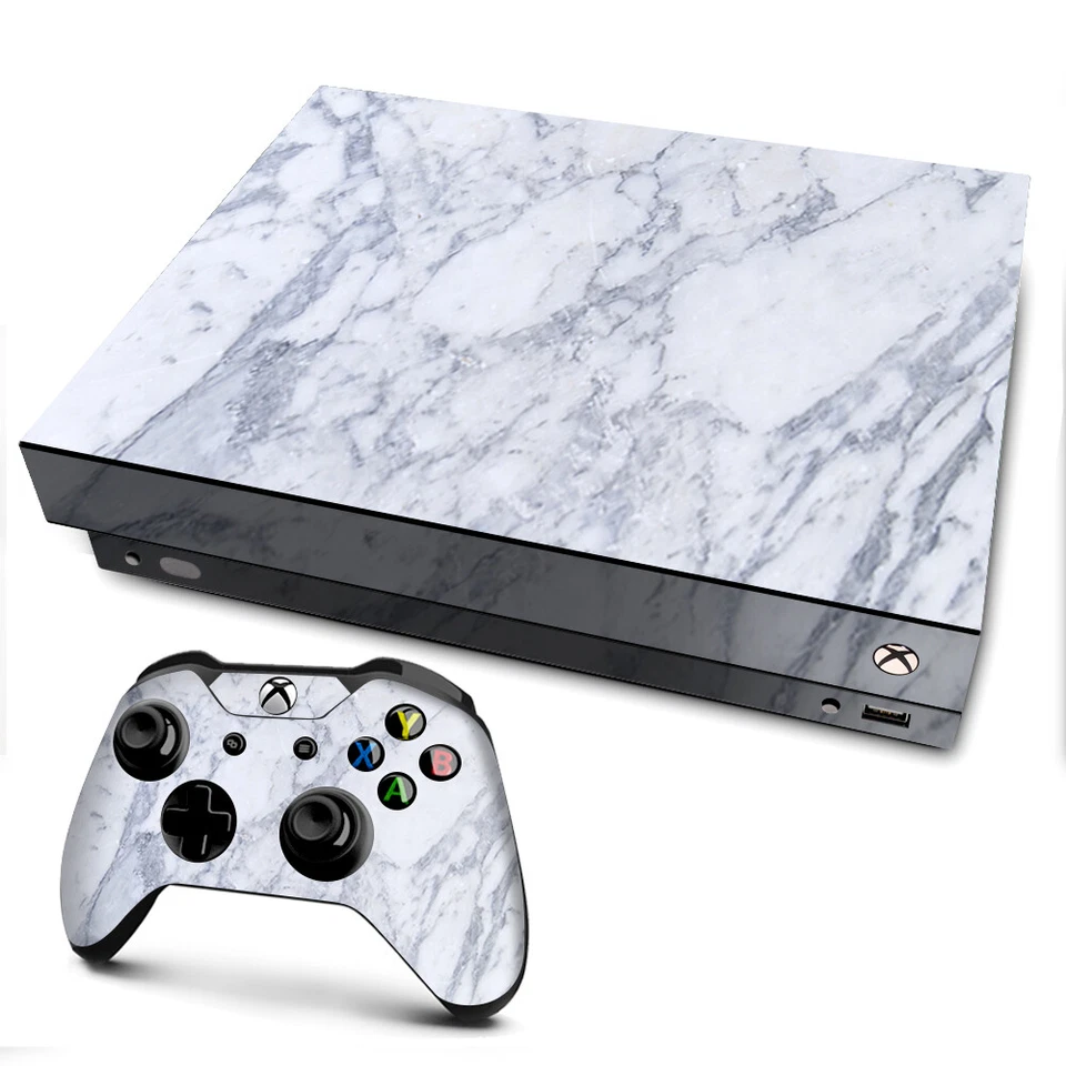 ITSASKIN Xbox One X Console Skins Decal Wrap ONLY Grey White Standard Marble