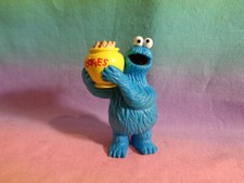 2007 Sesame Street Cookie Monster with Cookie Jar - HTF