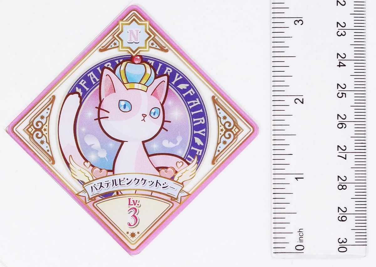 Aikatsu Planet DCD Card No.1-19 N Pastel Pink Cait Sith Lv.3 Fairy