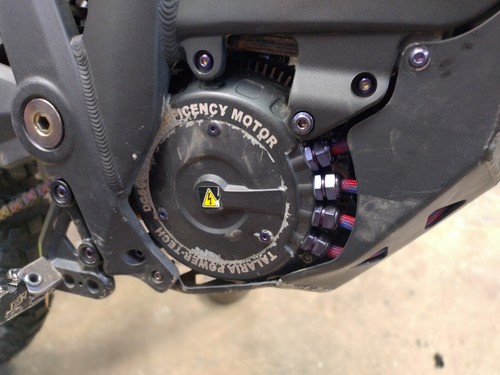 Titanium Cable Glands and motor bolts Talaria Sting MX3 MX4 Surron LBX Light Bee - Picture 3 of 5