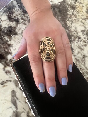 Swarovski Ring by Michelle Monroe size  8  New large New
