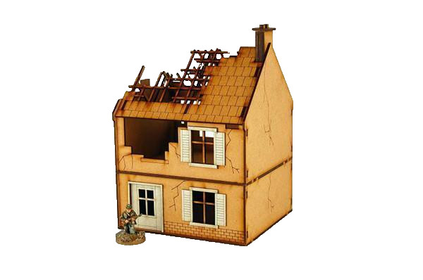 Маленький домик - разрушен Сариссой (неокрашенный)