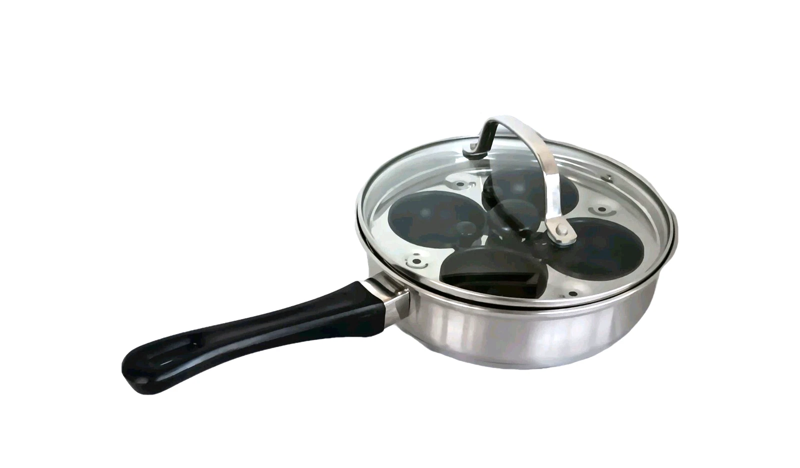 Kitchen Living Egg Poacher 8.5" Stainless Steel Pan