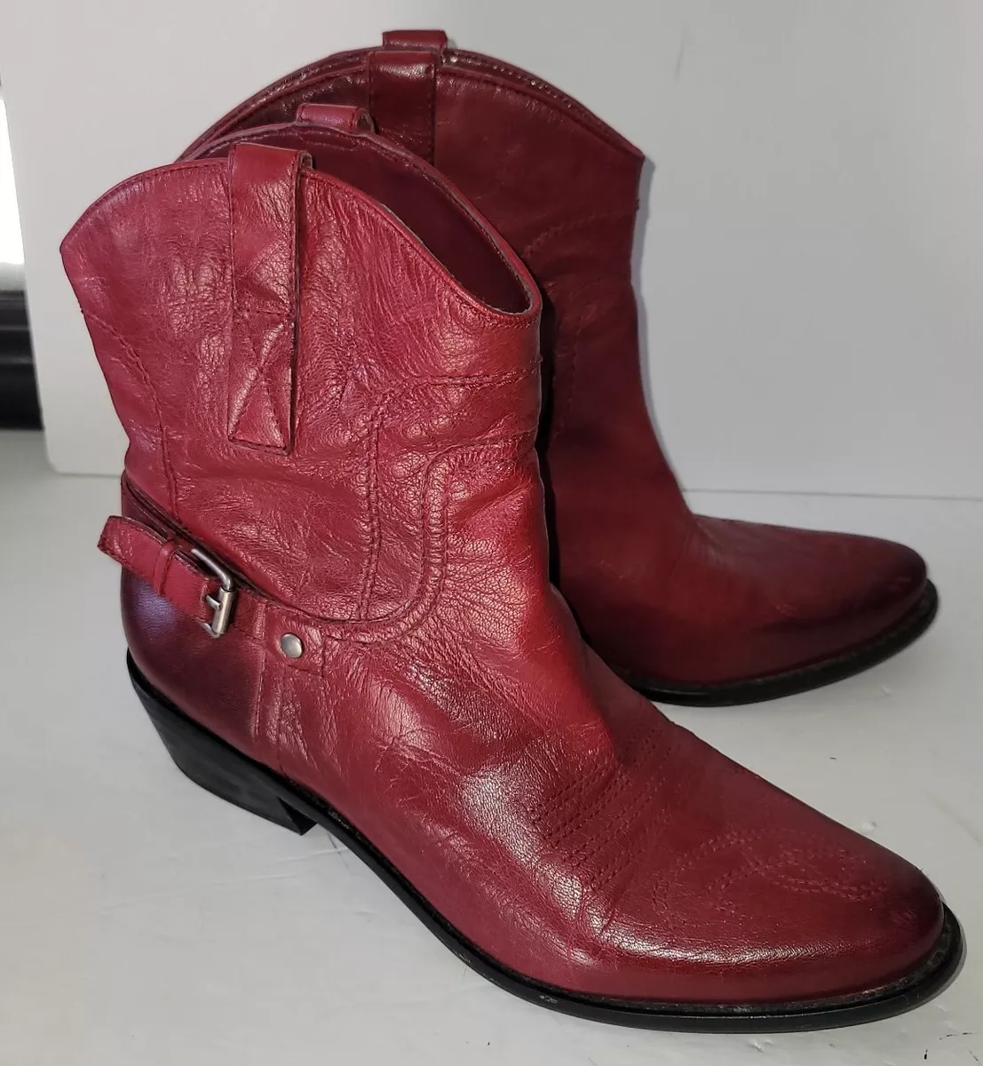 Franco sarto red sales cowboy boots