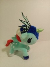 Tokidoki Aurora Liberty Unicorno Plush Unicorn July 4th America 7 NWT