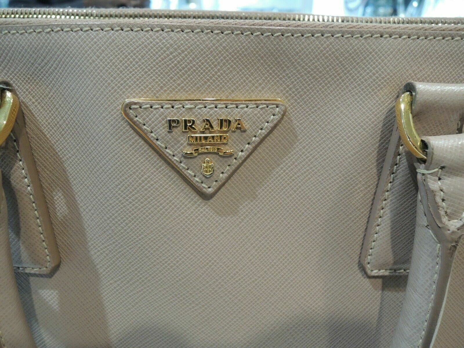 Camel Bag Hunt Part III : Prada Saffiano Lux Tote (Prada Saffiano