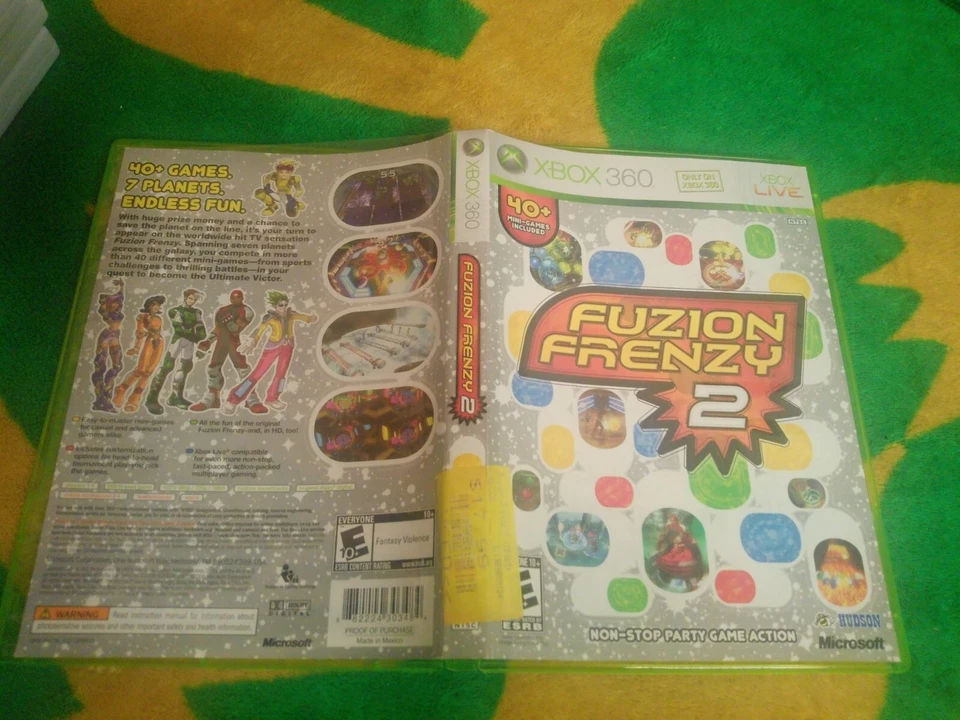 Fuzion Frenzy 2 Xbox 360 Game Case Only - Image 3 of 4