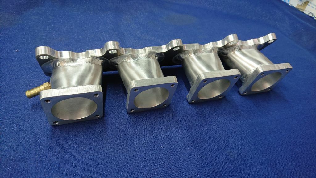 Toyota 4AGE 16v Inlet Manifold to suit Jenvey SF Throttle