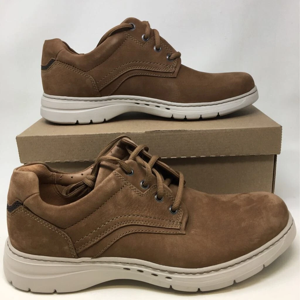Clarks mens nubuck clearance shoes