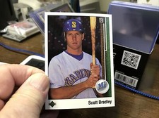1989 Upper Deck Baseball Scott Bradley Seattle Mariners #226