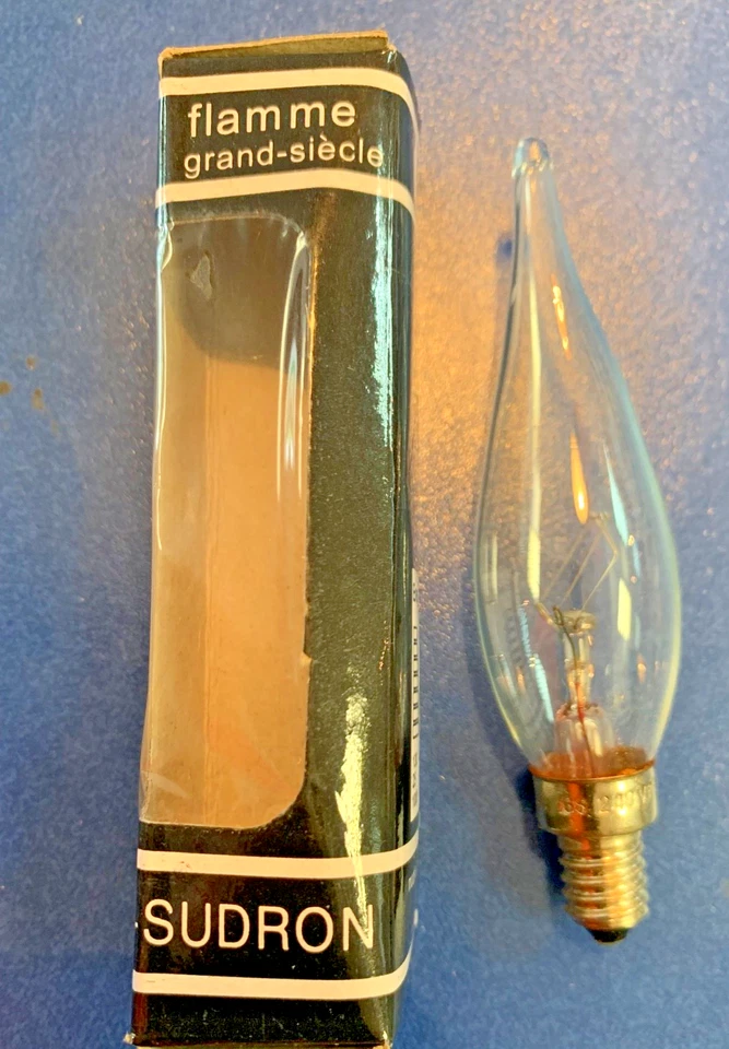 GIRARD SUDRON Lámpara De Vela Clara E10 25W 240V Bombilla Regulable !!! - Imagen 1 de 1