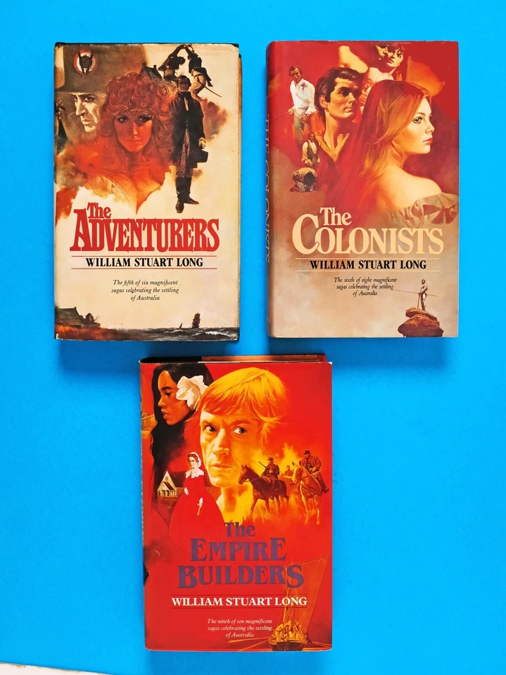 THE AUSTRALIANS SERIES 1-9  Vivian Stuart William Long Six 1st Eds. Three P/B - image 4 of 4