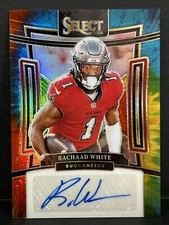 2023 Panini Select Football Cardinals Rachaad White Auto Tie Dye Prizm /25