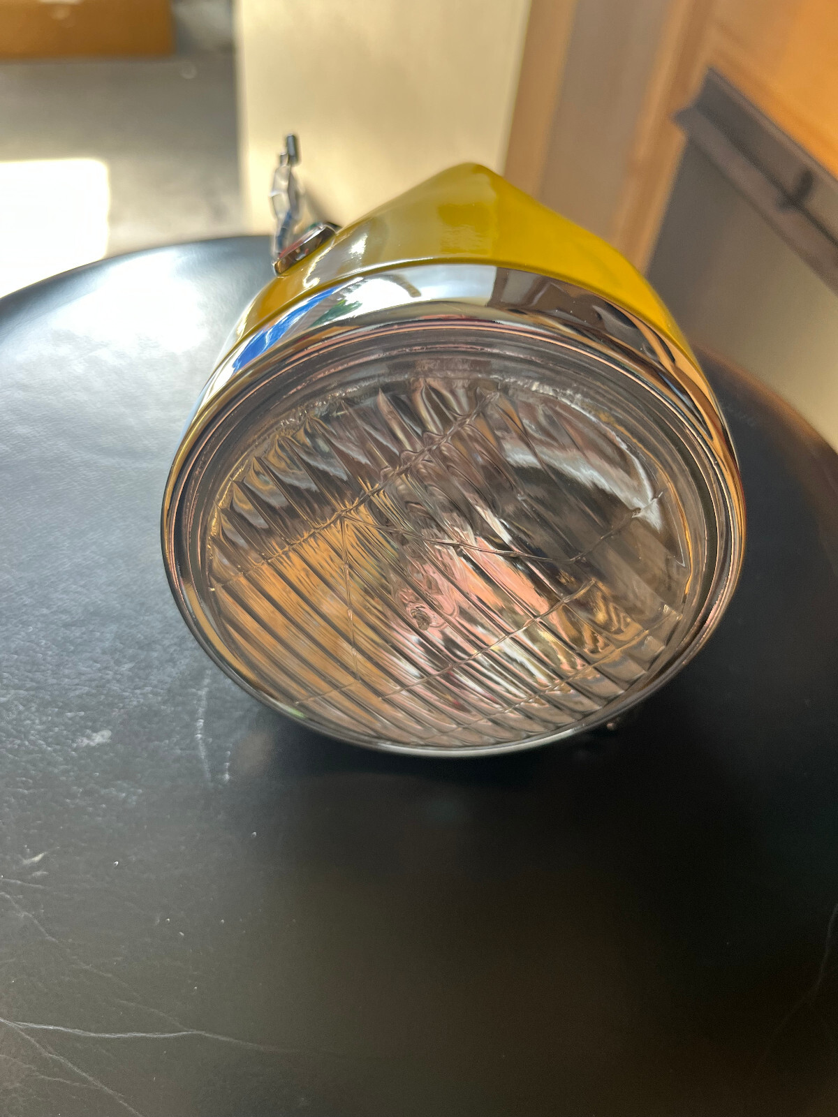 Honda Z50 K1 K2 Head Light Bucket Yellow/Emblem/Headlight 1969 1970