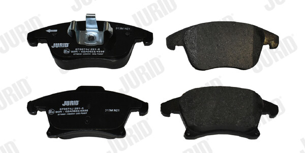 Plaquettes de frein JURID 573674J pour trajets sereins en FORD MONDEO V 5 portes