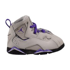 Jordan True Flight TD Toddler Shoes Light Grey-Purple 343797-052