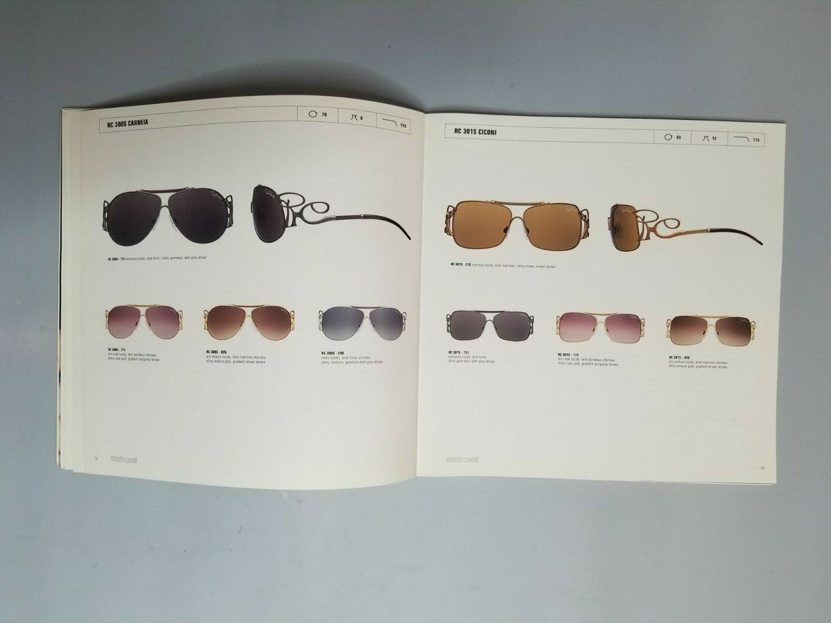 ROBERTO CAVALLI 2007 SUNGLASSES & FRAMES CATALOG 44 PAGES 