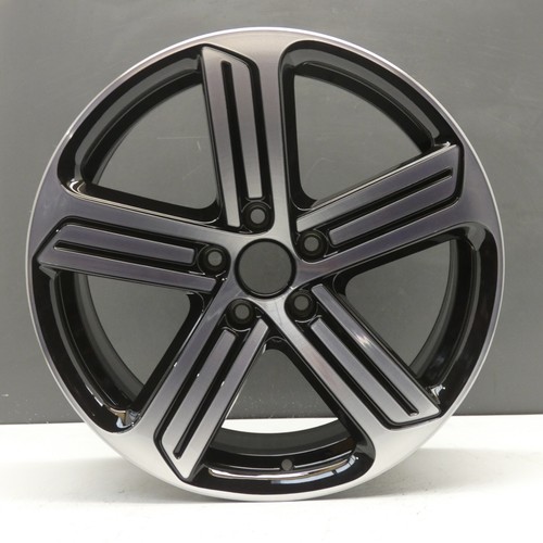 VOLKSWAGEN GOLF MK7 R 18" CADIZ ALLOY WHEEL RIM 5G0601025DQFZZ DIAMOND CUT X1 - Picture 2 of 14
