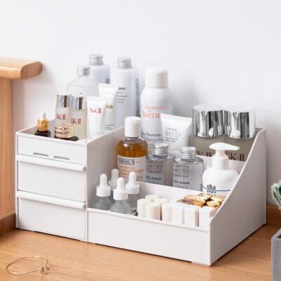 Large Cosmetics Display Makeup Organizer Drawer Set Vanity Countertop Storage