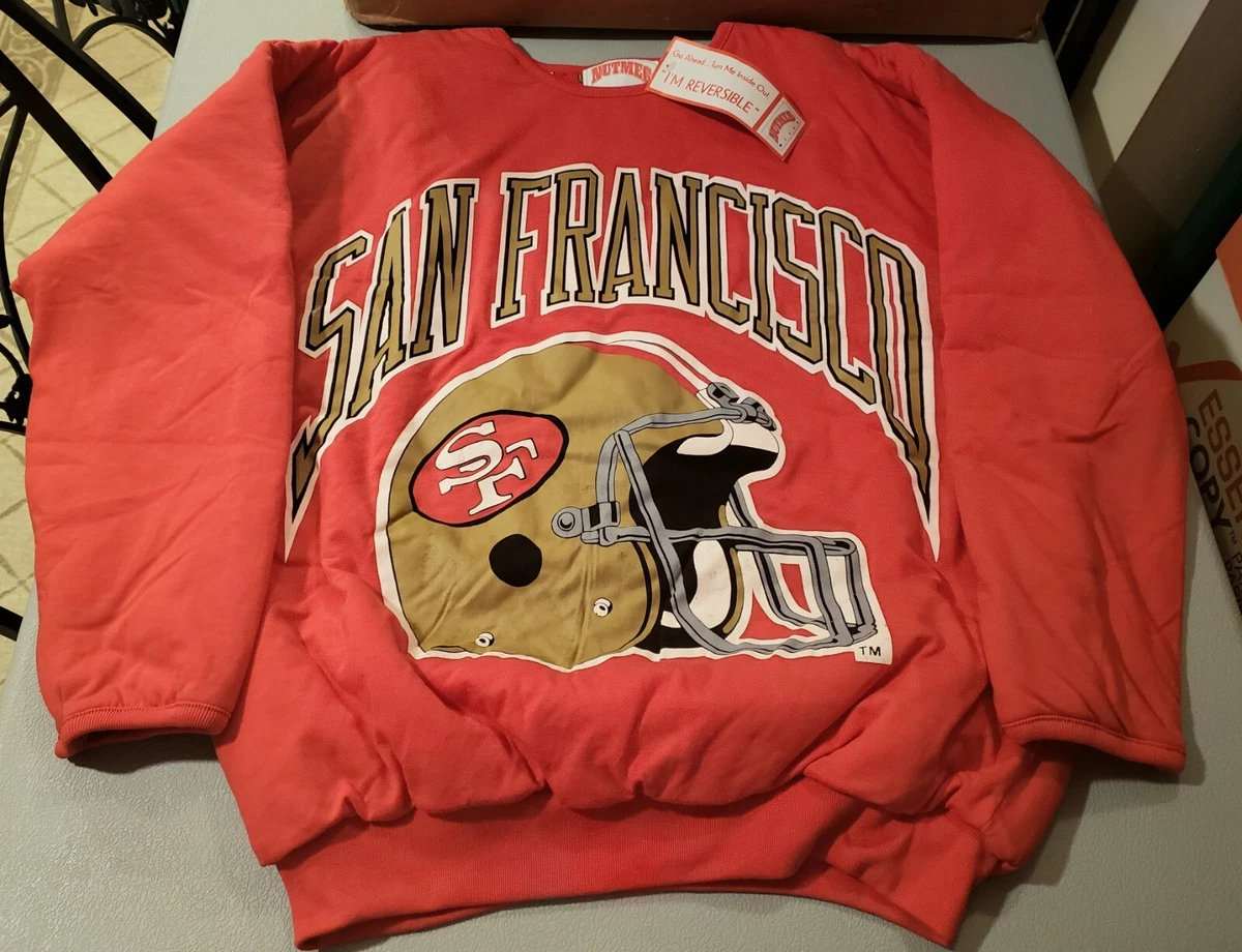 ✅️ USA製 NUTMEG アメフト 49ERS スウェット M トレーナー Nutmeg San Francisco 49ers NFL Sweatshirts for sale | eBay