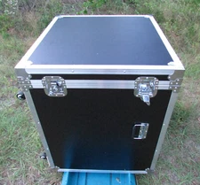 Large Travel Trade Show Shipping CASE Wheels Latches Handles 30"L x 28"W x 33"H