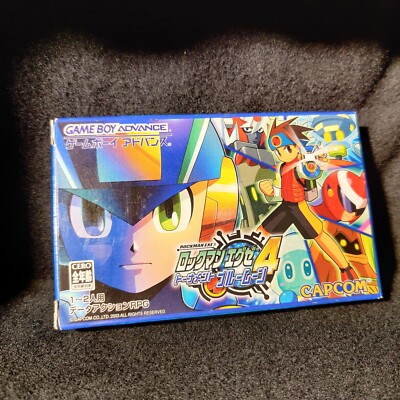 Game Boy Advance RockMan EXE 4 Blue Moon AGB-B4BJ JP in OVP