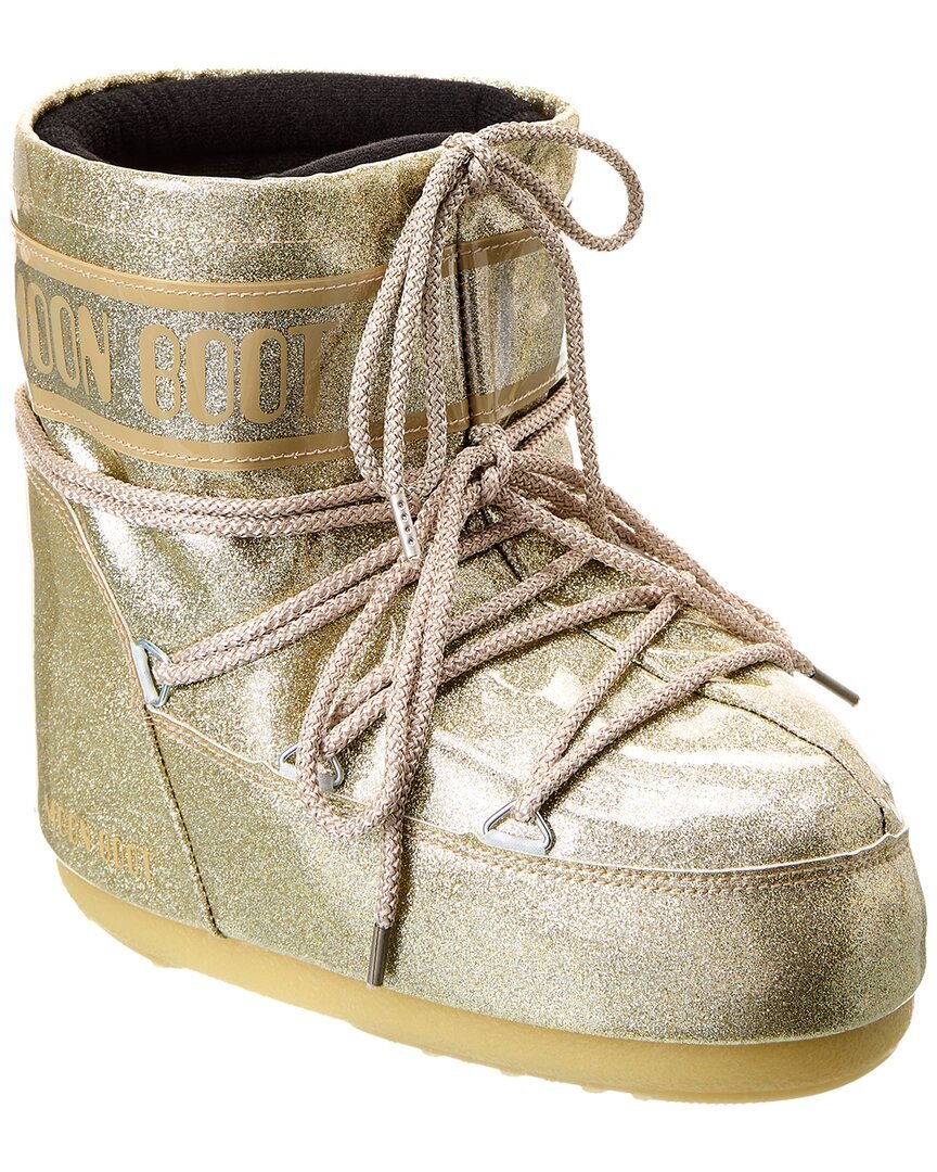 Значок лунного ботинка из блестящей ткани Boot Womens Gold 42-44