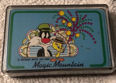 1986 Magic Mountain Warner Bros Playing Cards  Hong Kong Tweedy & Sylvester