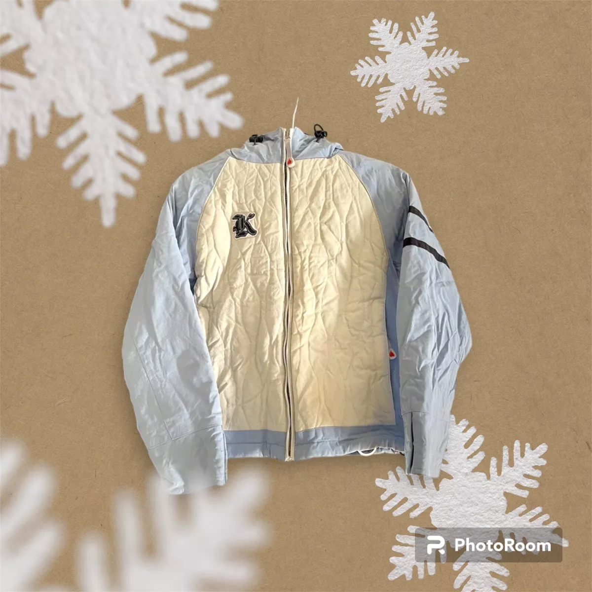 Light blue shop snow jacket