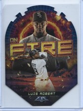 Luis Robert 2022 Topps Fire ON FIRE Die Cut Insert EF-28 Chicago White Sox