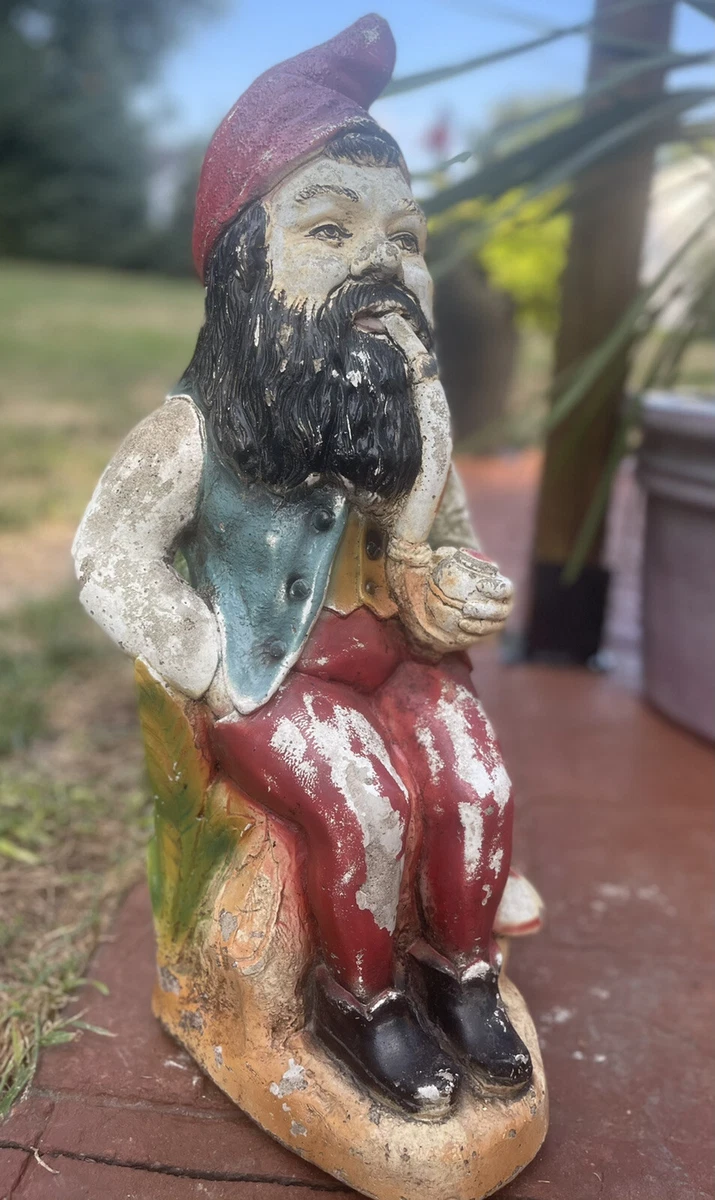 Vintage Garden Gnome Statues Fasci Garden