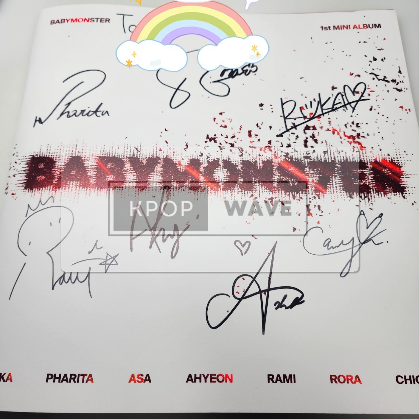 BABYMONSTER PHARITAサイン