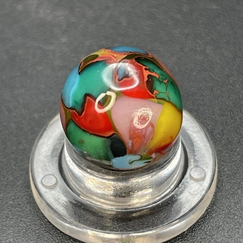 Artisan Glass Contemporary Handmade Guinea Pee Wee Marble Winlock Marble? 0.472” - Picture 9 of 12