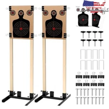 Shooting Target Stand Complete Set Adjustable Base H Shape Archery Practice New