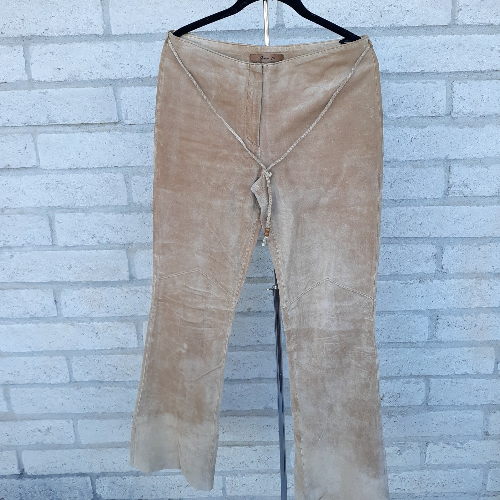 Women's Suede Leather Pants Gem