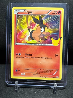 tepig pokemon card mcdonalds 2011 Tepig, McDonalds, Not Packaged Singe Flip a coin Pokemon - Tepig 1325 -