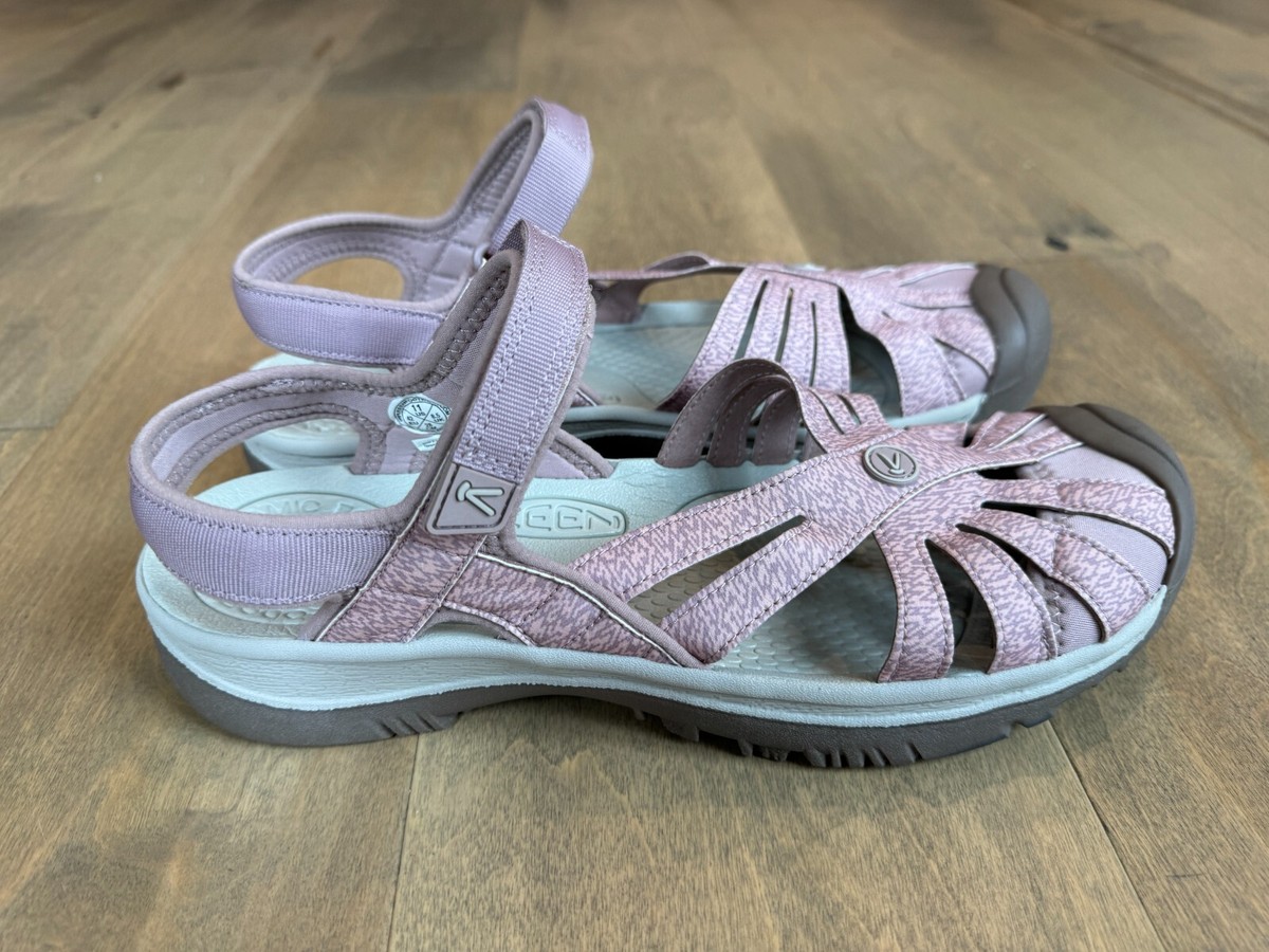 Keen Rose Sandal Fawn Hiking Sandals Pink Tan Shoes 1027409