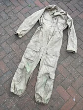 UK BRITISH ARMY SURPLUS G2 AFV DESERT TAN FR COVERALLS, BOILER SUIT, OVERALLS