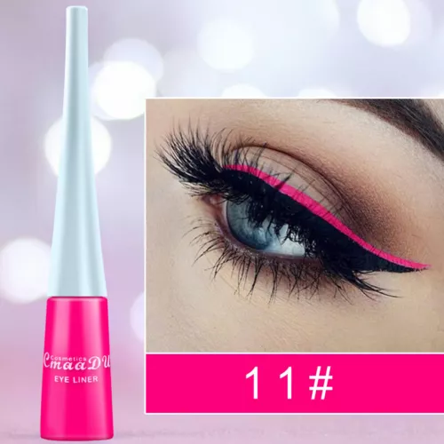 Matita eyeliner colorata 24 ore liquido alto pigmento lunga durata eye liner penna gel - Foto 90 di 110