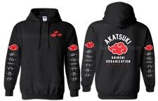 Akatsuki Shinobi Anime Warm Hoodie Men/Unisex-Youth 