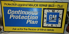 Continous Protection Gmchevrolet Sign Display Is Double Sided With Clock