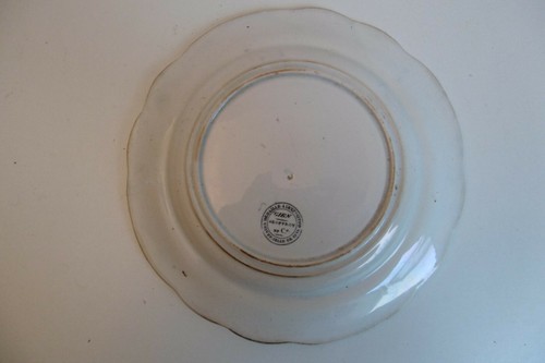 ANCIENNE ASSIETTE EN FAIENCE DE GIEN VIELLES CHANSONS N° 9 "L'ÉLOGE DE L'EAU" - Bild 3 von 4