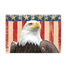Great Papers! Patriotic Foil Thank You 4.875" x 3.375", red, white and blue