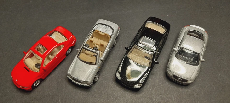 BMW - MERCEDES - AUDI -Joy City 1/72 - pressofuso e plastica - lotto 6 - Immagine 3 di 4