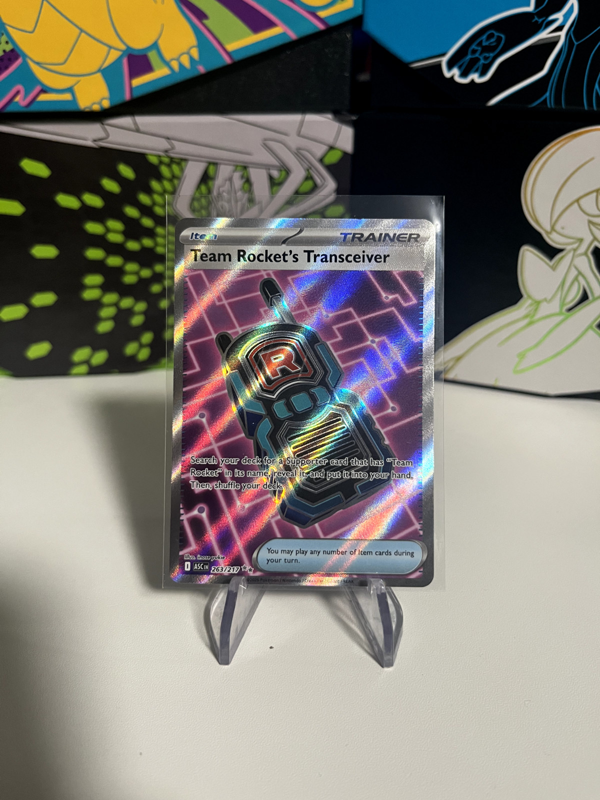 Team Rocket's Transceiver 263/217 Ultra Rare - Ascended Heroes Pokemon Card