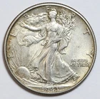 1943 50c Walking Liberty Half Dollar - RAW - Nice Luster / Detail